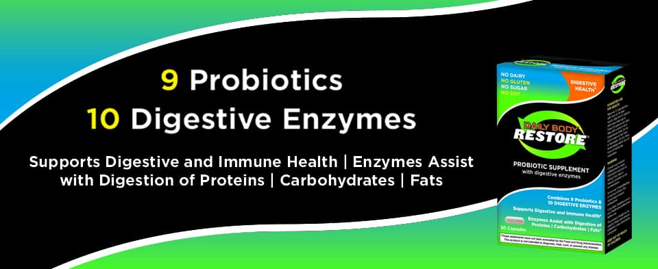 Daily Body Restore BG-19 — Probiotic + Enzyme Formula (30 capsules) dbr banner 2 1 1