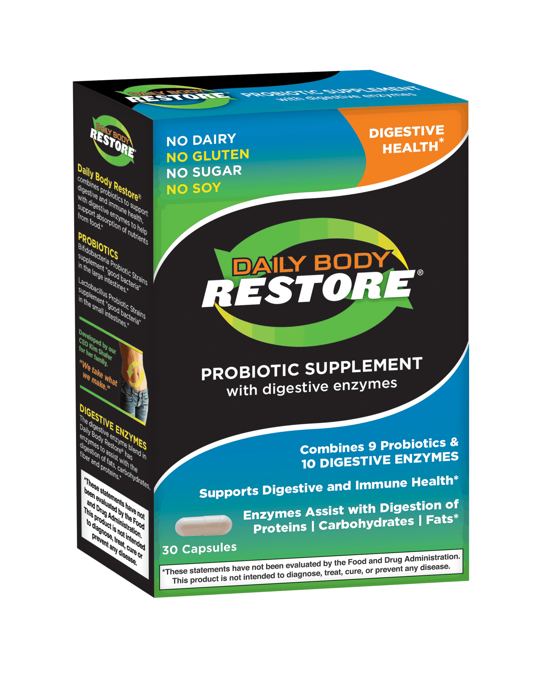 dbr_box_011518 Daily Body Restore BG-19 — Probiotic + Enzyme Formula (30 capsules)